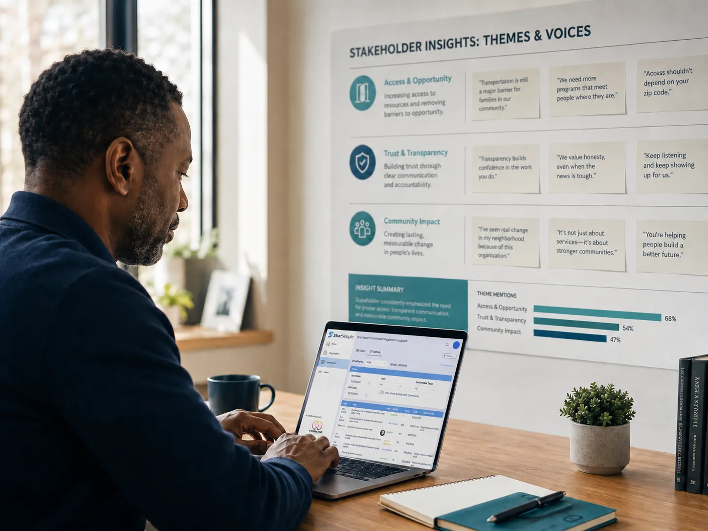 StratSimple strategic planning dashboard